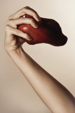 Hand detail selfportrait still life by Ambre Renard